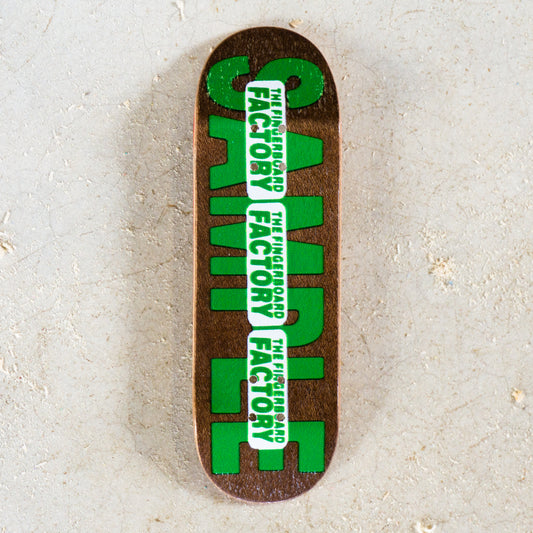 "Big Text" in clear Factory Sample Deck