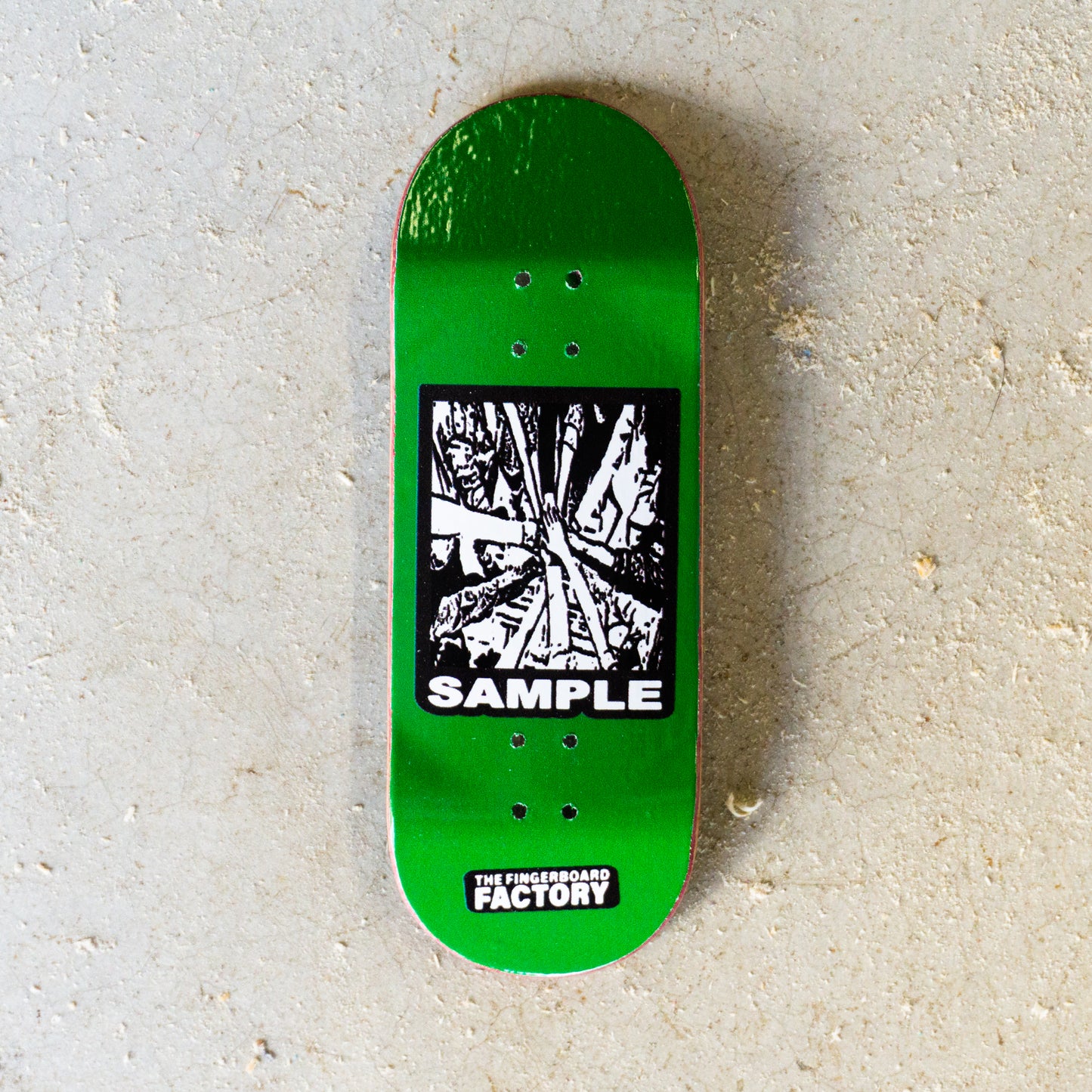 "Lets do it" in green Factory Sample Deck