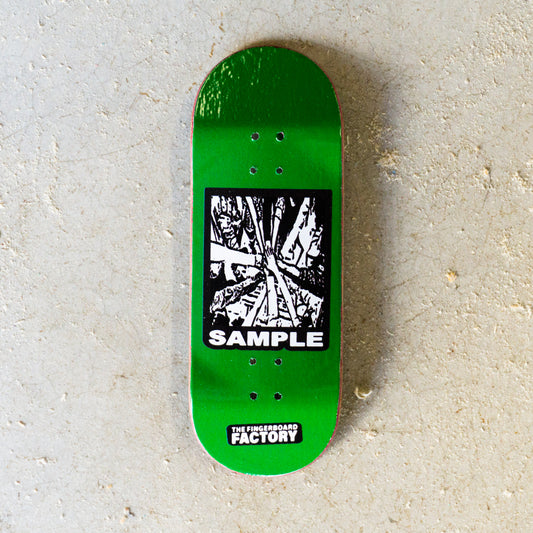 "Lets do it" in green Factory Sample Deck
