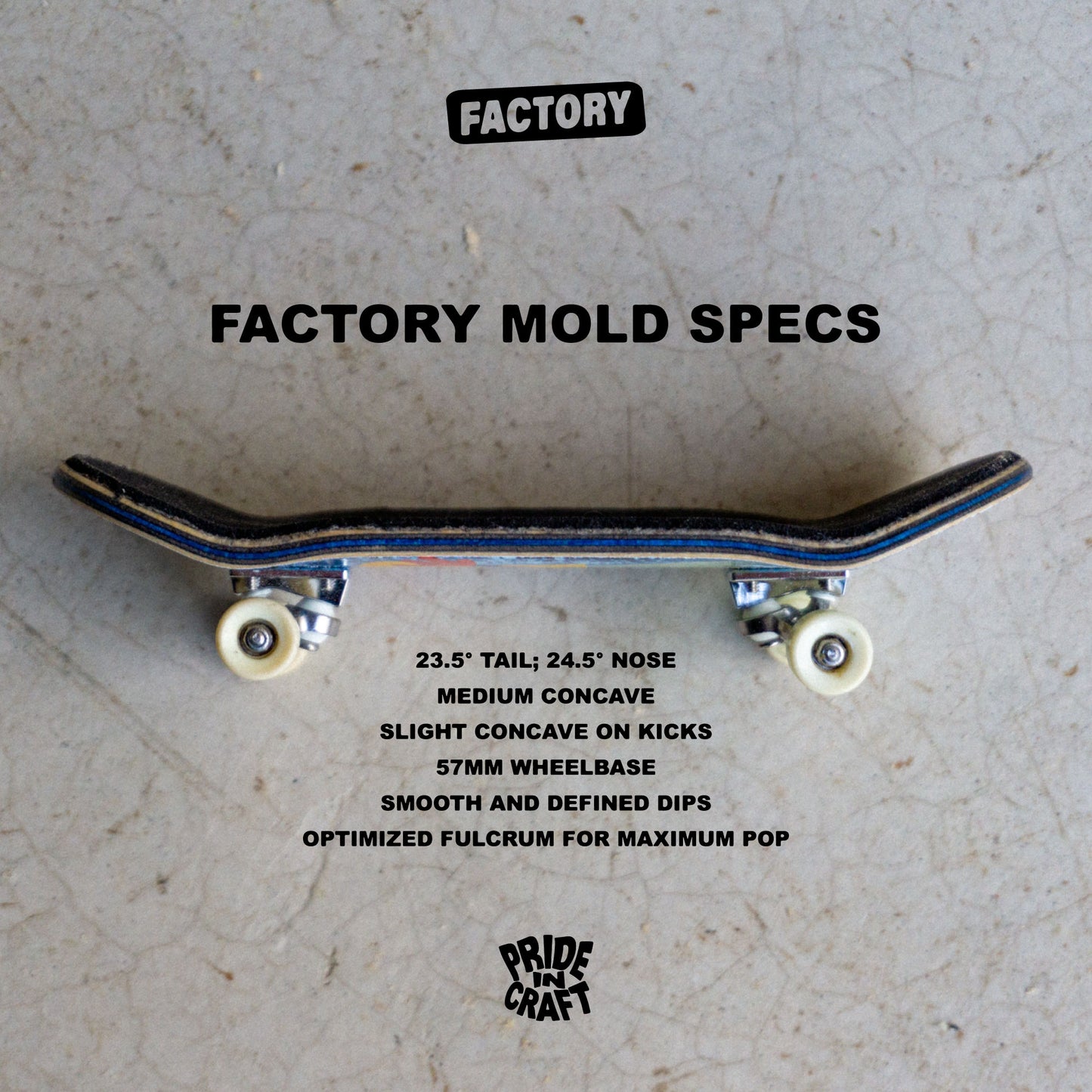 "Big Text" in clear Factory Sample Deck